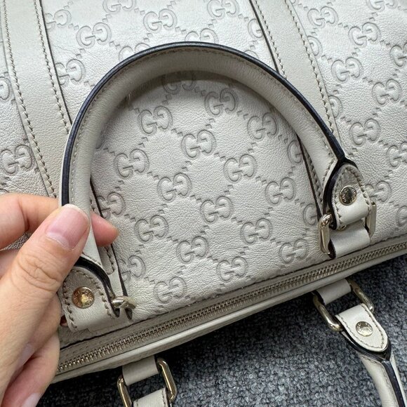 Gucci Boston Leather Hand Bag 480-081825 - Picture 12 of 15